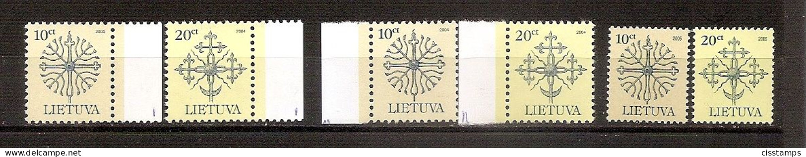 LITHUANIA 2004-2005●Definitive●Forged Tops Of Monuments●see Description●MNH - Litauen