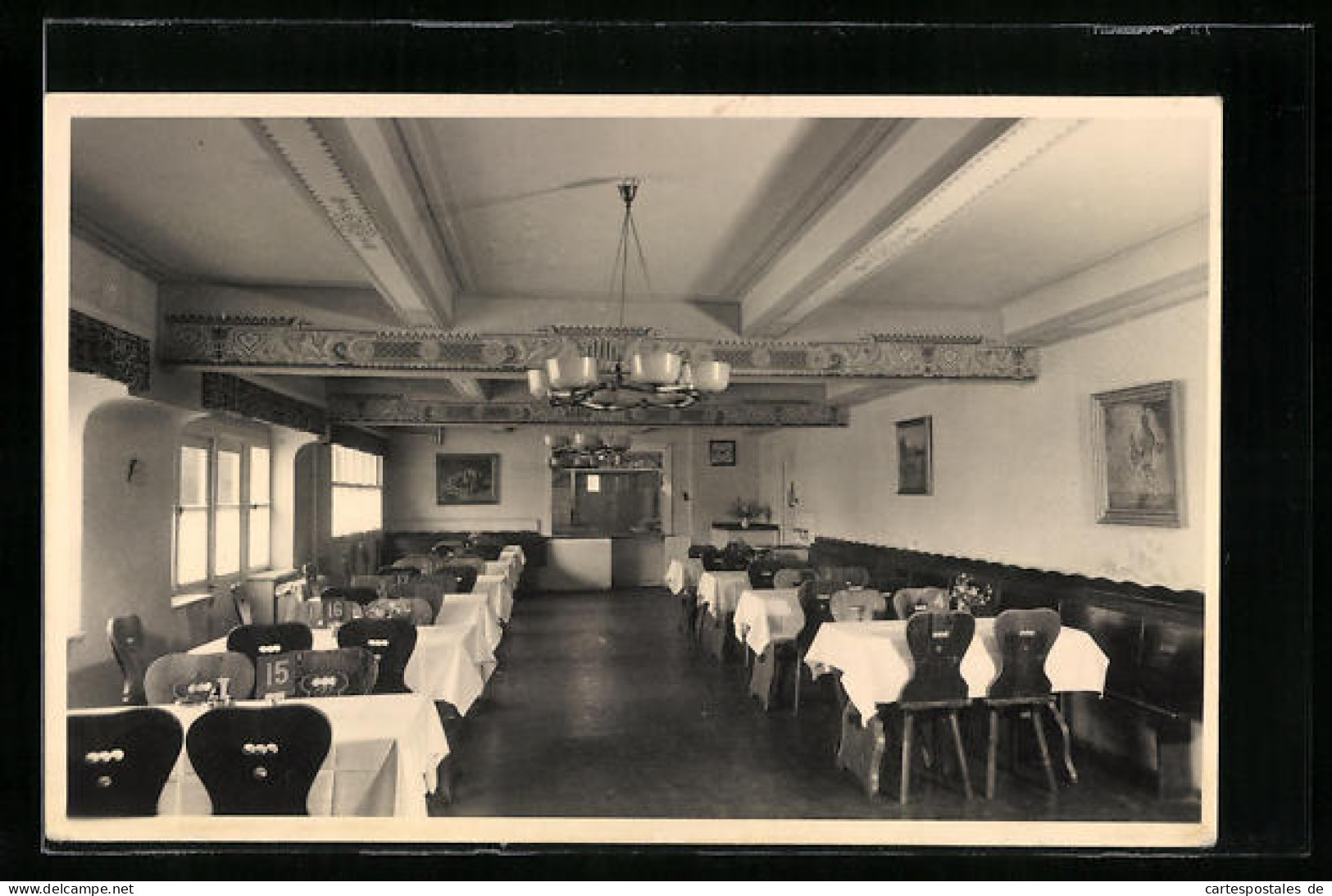 AK Bad Köstritz, Sanatorium, Speisesaal Ohne Ofen  - Bad Köstritz