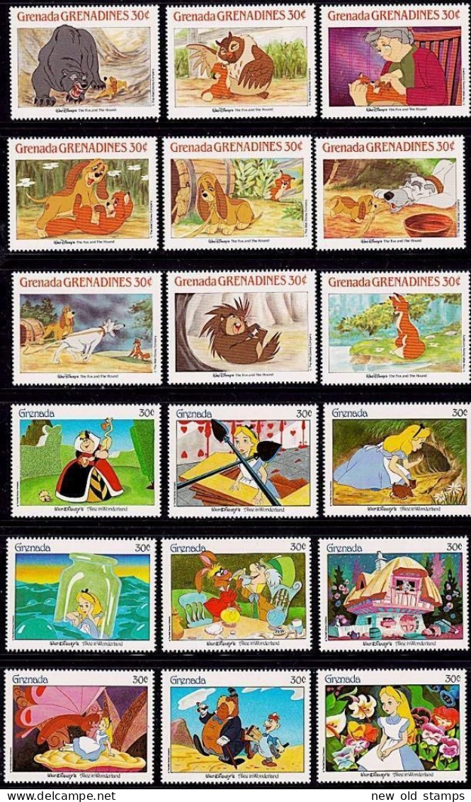 Disney Sammlung Von 10 Verschiedene MNH Komplett Sets - Disney