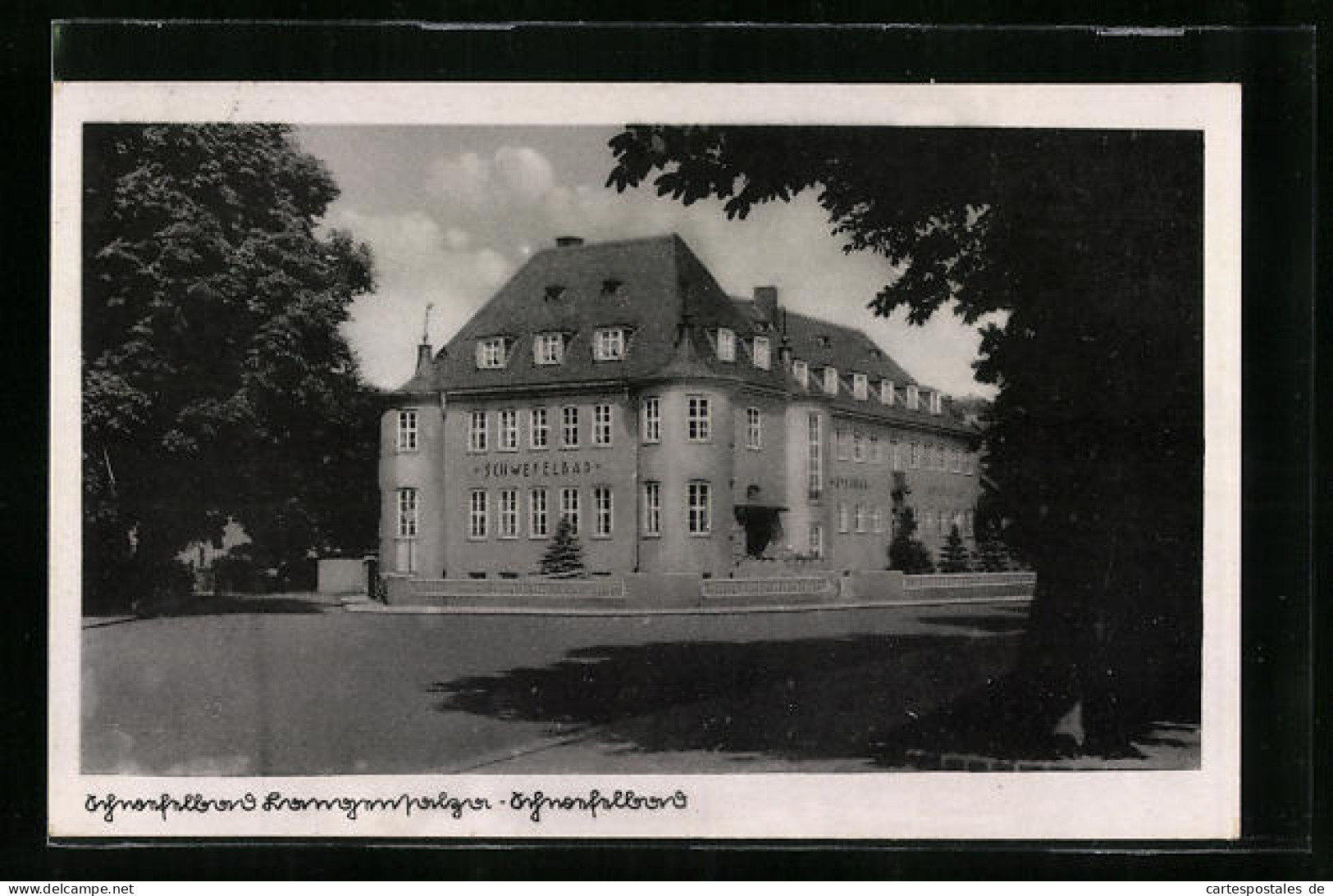 AK Langensalza, Blick Zum Schwefelbad  - Bad Langensalza