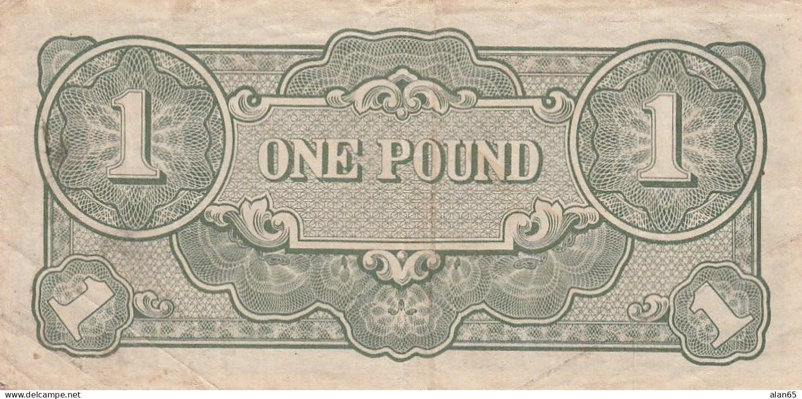 Oceania #4a, 1 Pound Banknote, Japanese Occupation WWII - Autres - Océanie