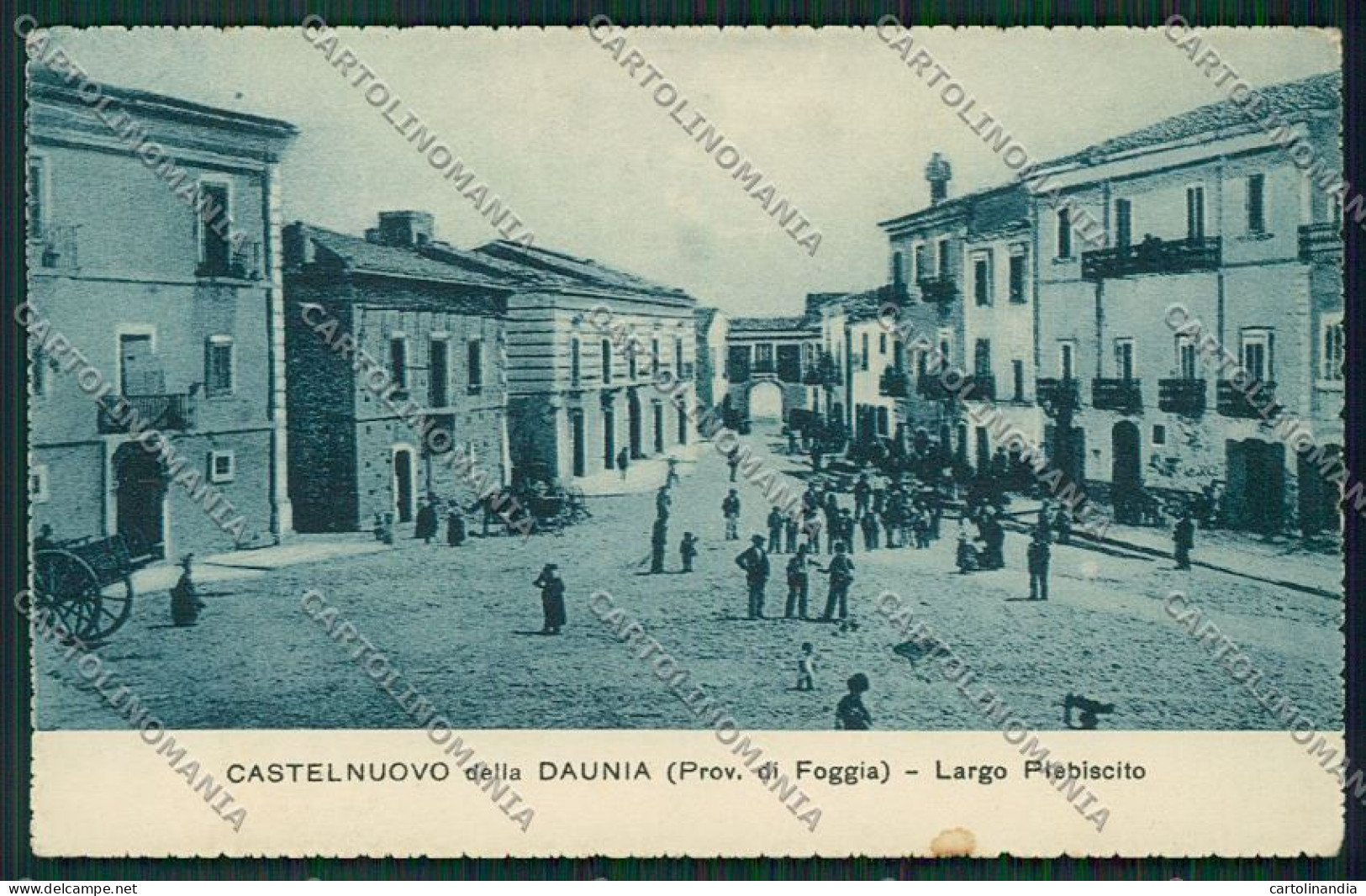 Foggia Castelnuovo Daunia Cartolina QQ4909 - Foggia