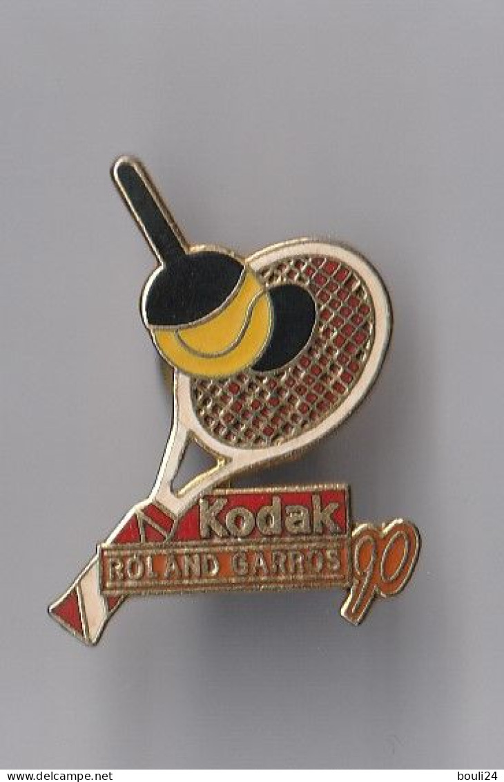 PIN'S THEME SPORT  TENNIS  ROLAND GARROS  90 KODAK - Tenis