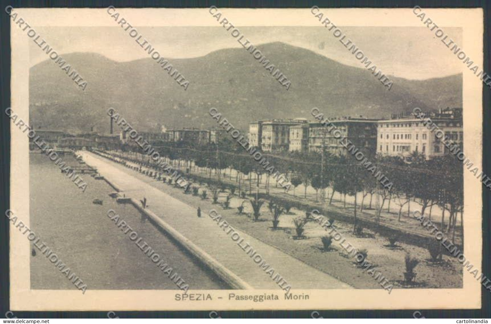 La Spezia Città PIEGATA Cartolina ZT6740 - La Spezia