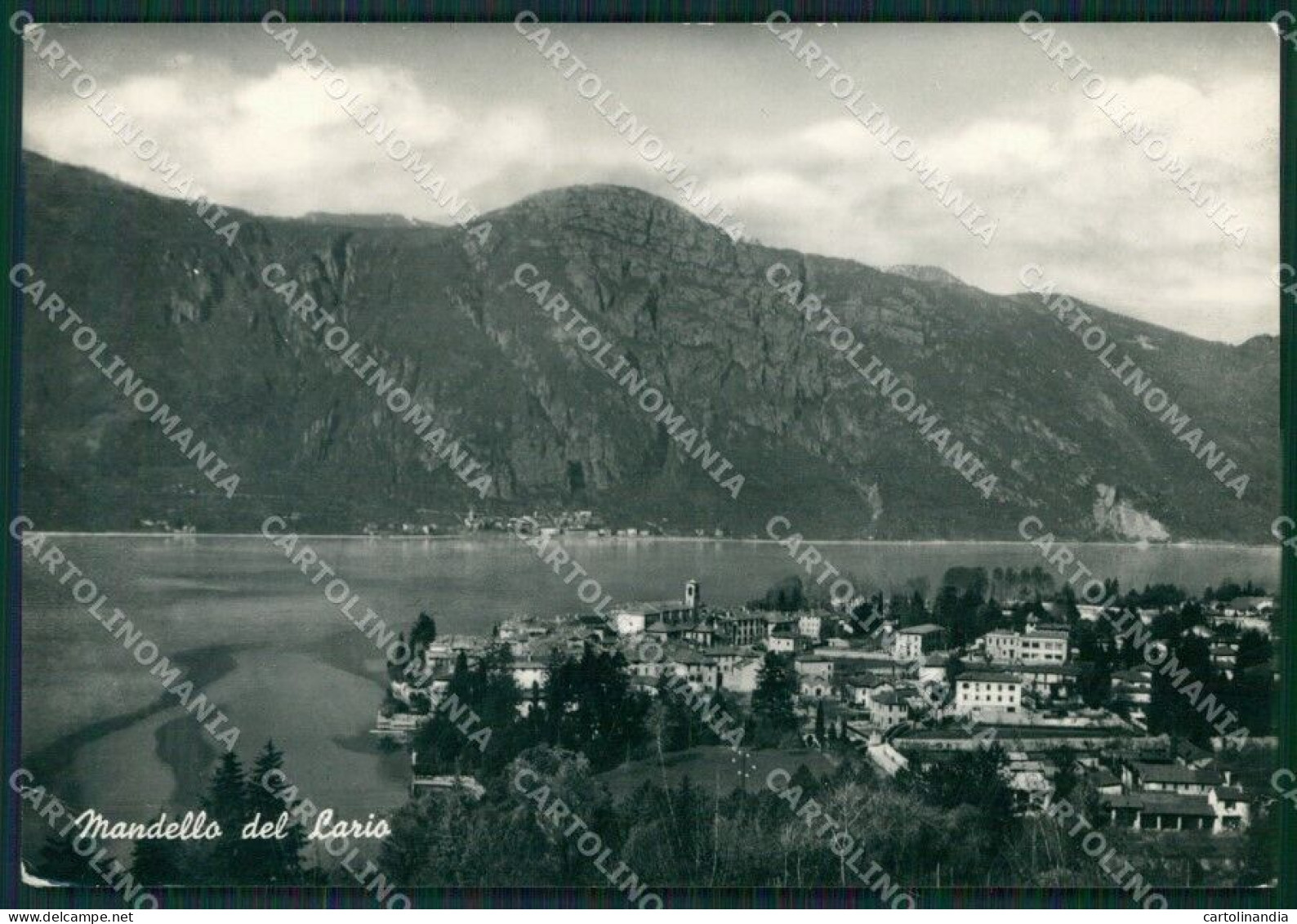 Lecco Mandello Del Lario Lago Di Como PIEGHINA Foto FG Cartolina KB3157 - Lecco