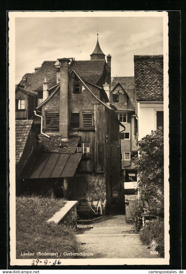 AK Lindau /Bodensee, Häuser Am Gerberschänzle  - Lindau A. Bodensee