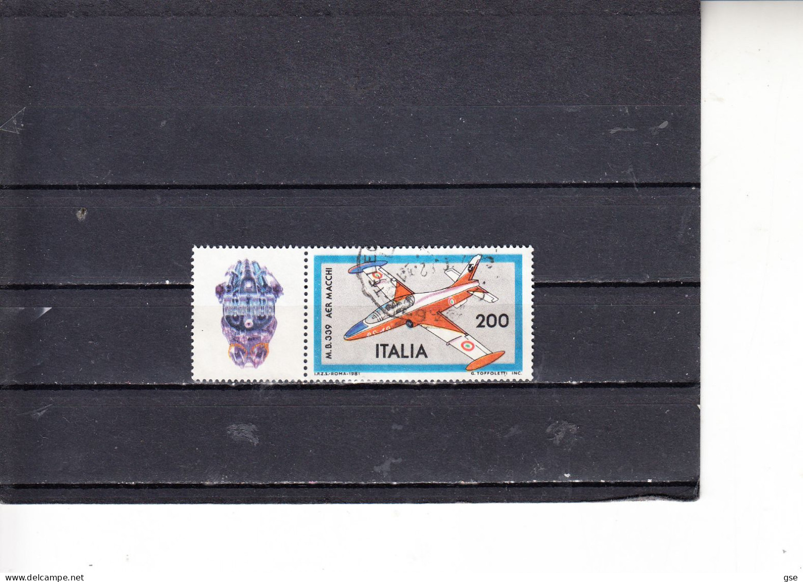 ITALIA  1981 - Sassone   1558° (con Appendice) -  Aereo - 1981-90: Used