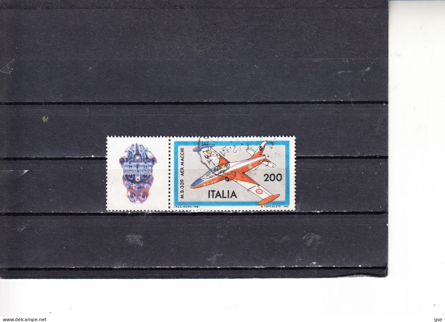 ITALIA  1981 - Sassone   1558° (con Appendice) -  Aereo - 1981-90: Usados