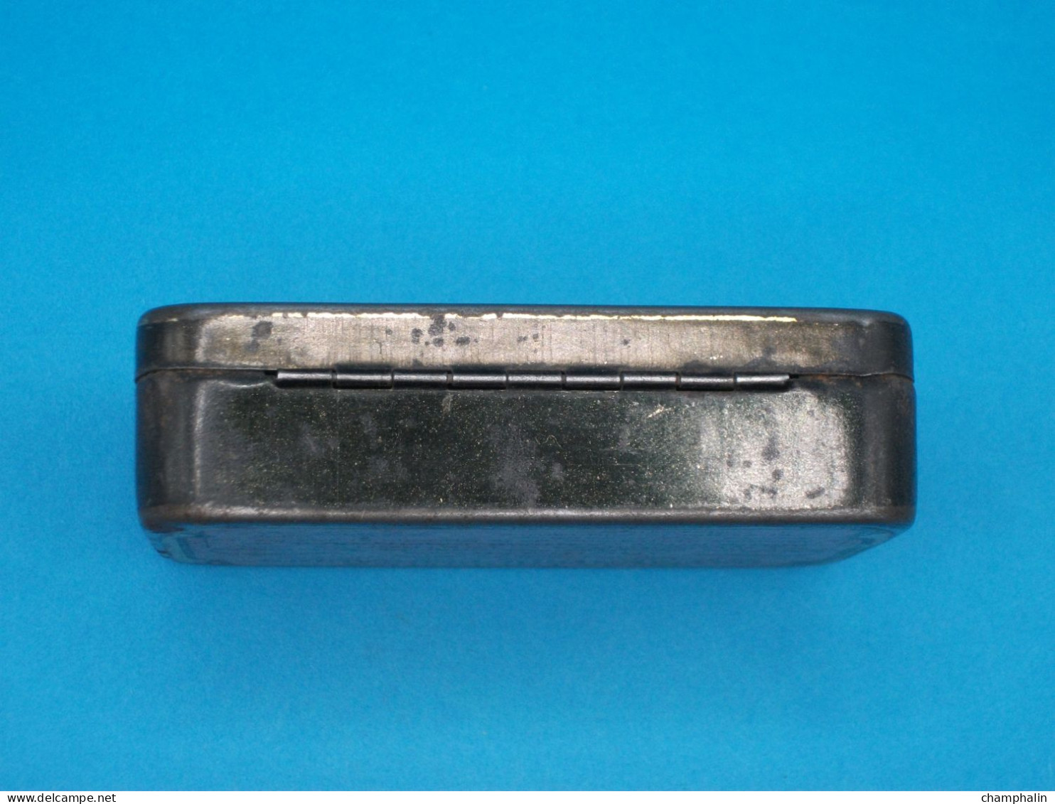 Boîte en métal ancienne - Tablettes Oxymenthol Perraudin - Laboratoire de Produits Scientia à Paris (75)