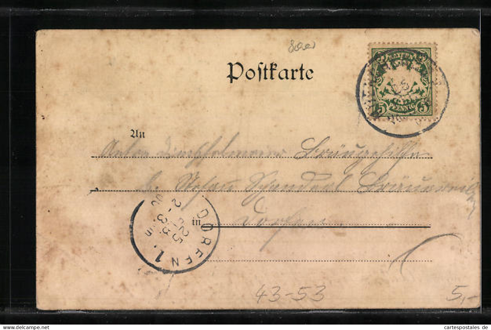 AK München, Schäfflertanz 1900, Zwischenpapusentanz Während Des Reifschwingens  - Tanz