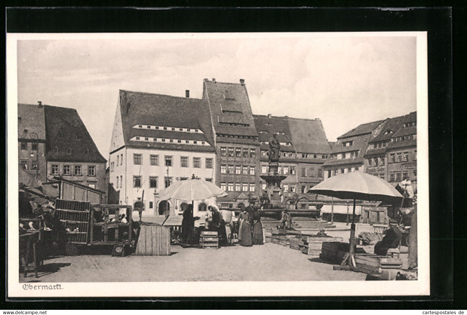 AK Freiberg I. Sa., Partie Am Obermarkt  - Freiberg (Sachsen)