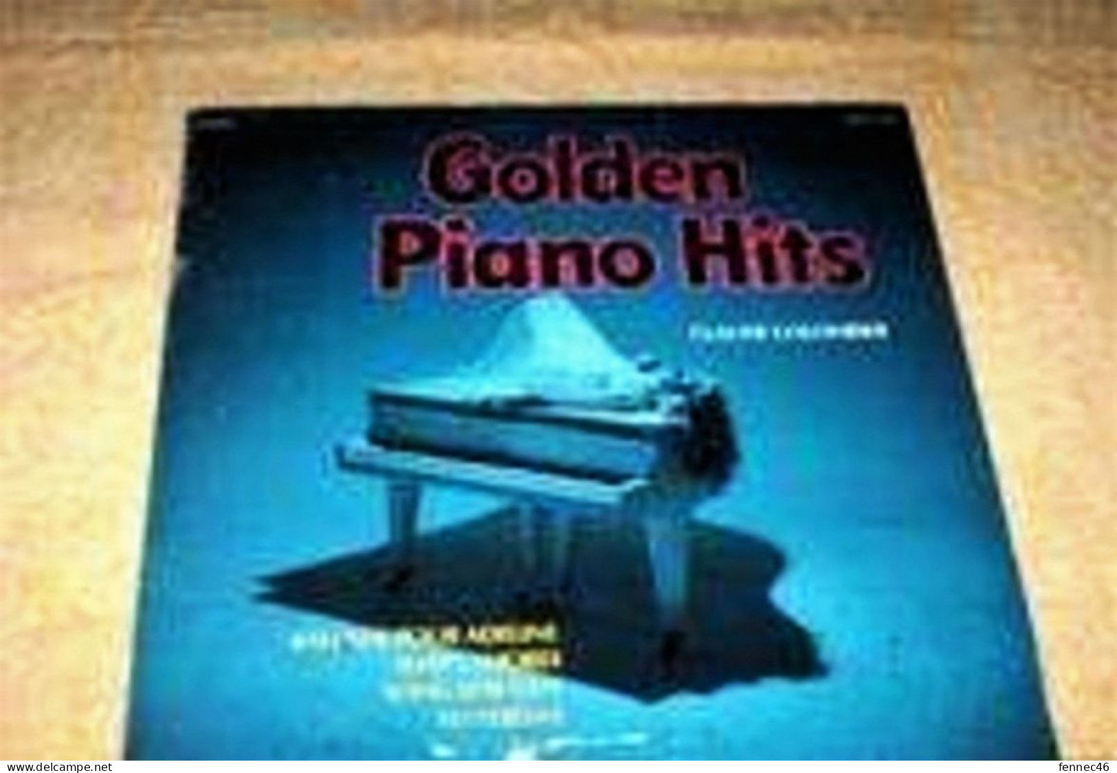 * Vinyle -  33T - Claude Colombier - GOLDEN PIANO HITS - Strumentali