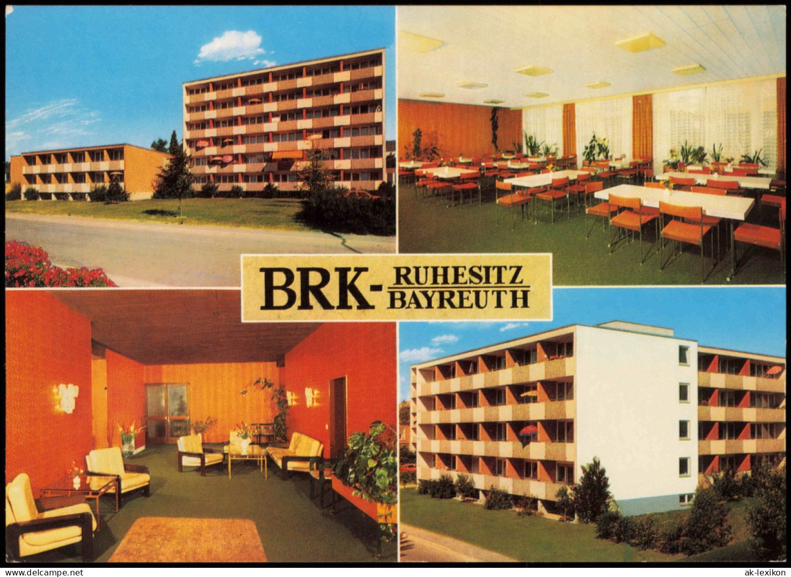 Ansichtskarte Bayreuth BRK-BAYREUTH BRK-Ruhesitz Danziger Str. 3-5 1978 - Bayreuth