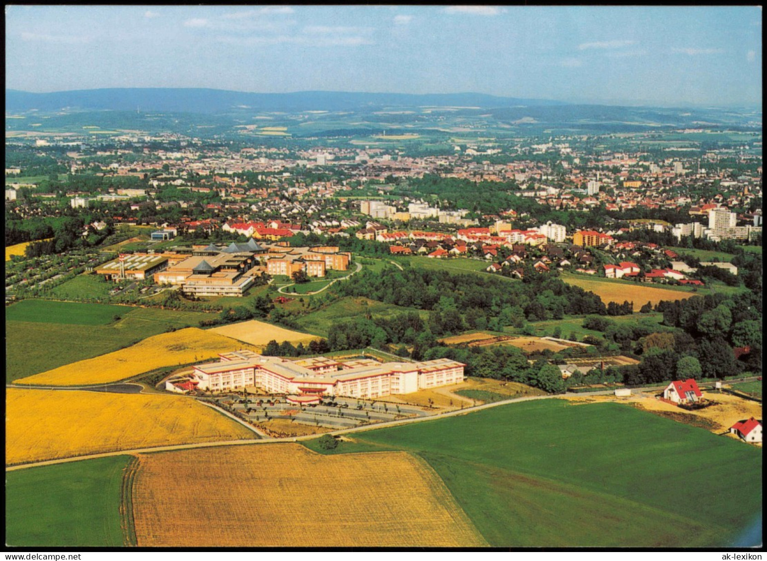 Bayreuth Luftbild Mit Klinikum Und Reha-Zentrum Roter Hügel 1992 - Bayreuth
