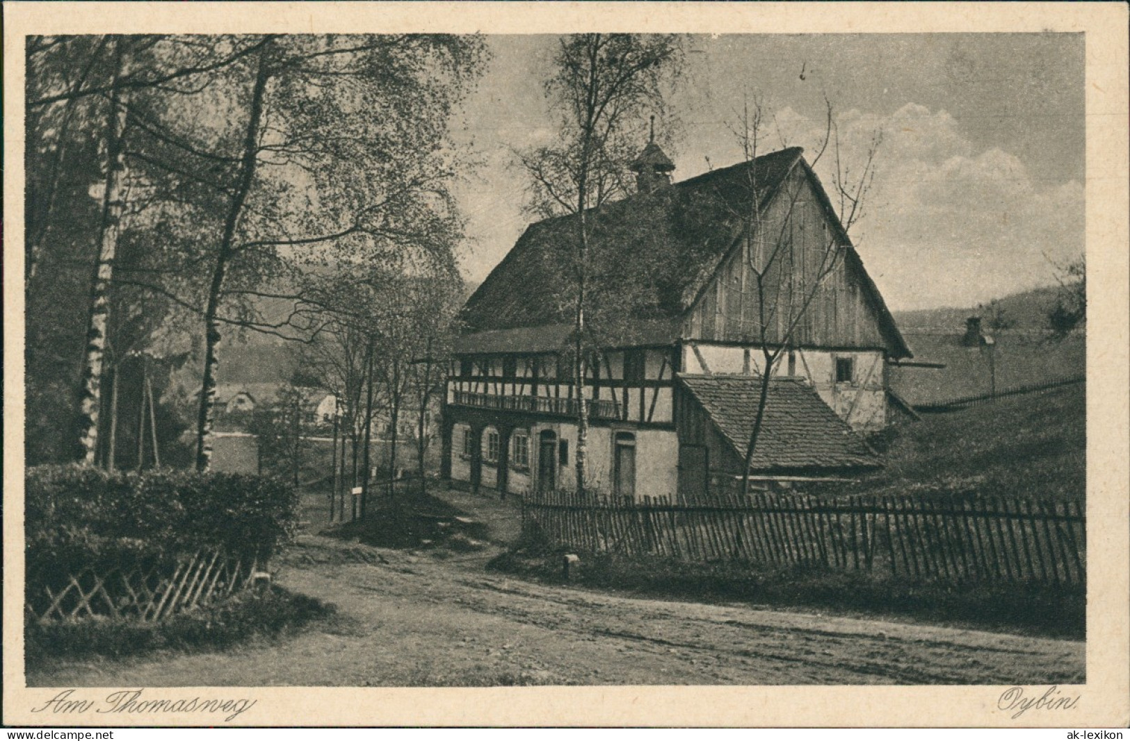 Ansichtskarte Oybin Am Thomasweg, Oberlausitz 1926 - Oybin