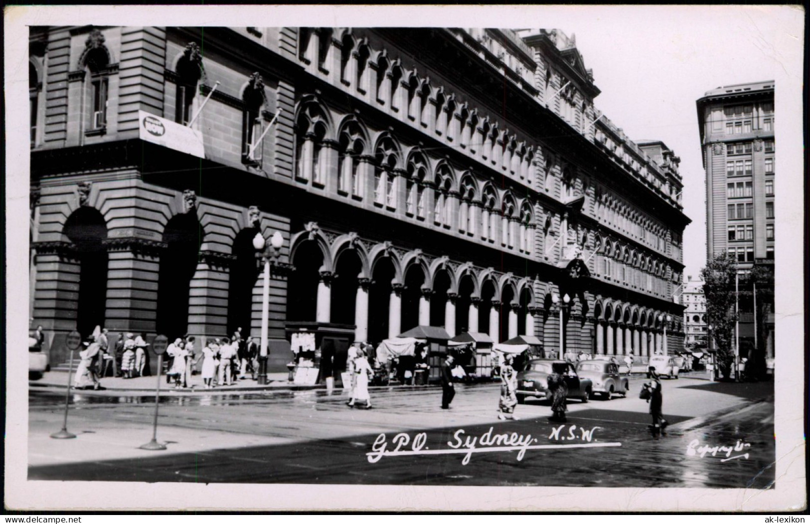 Postcard Sydney Straßenpartie 1961 - Sydney