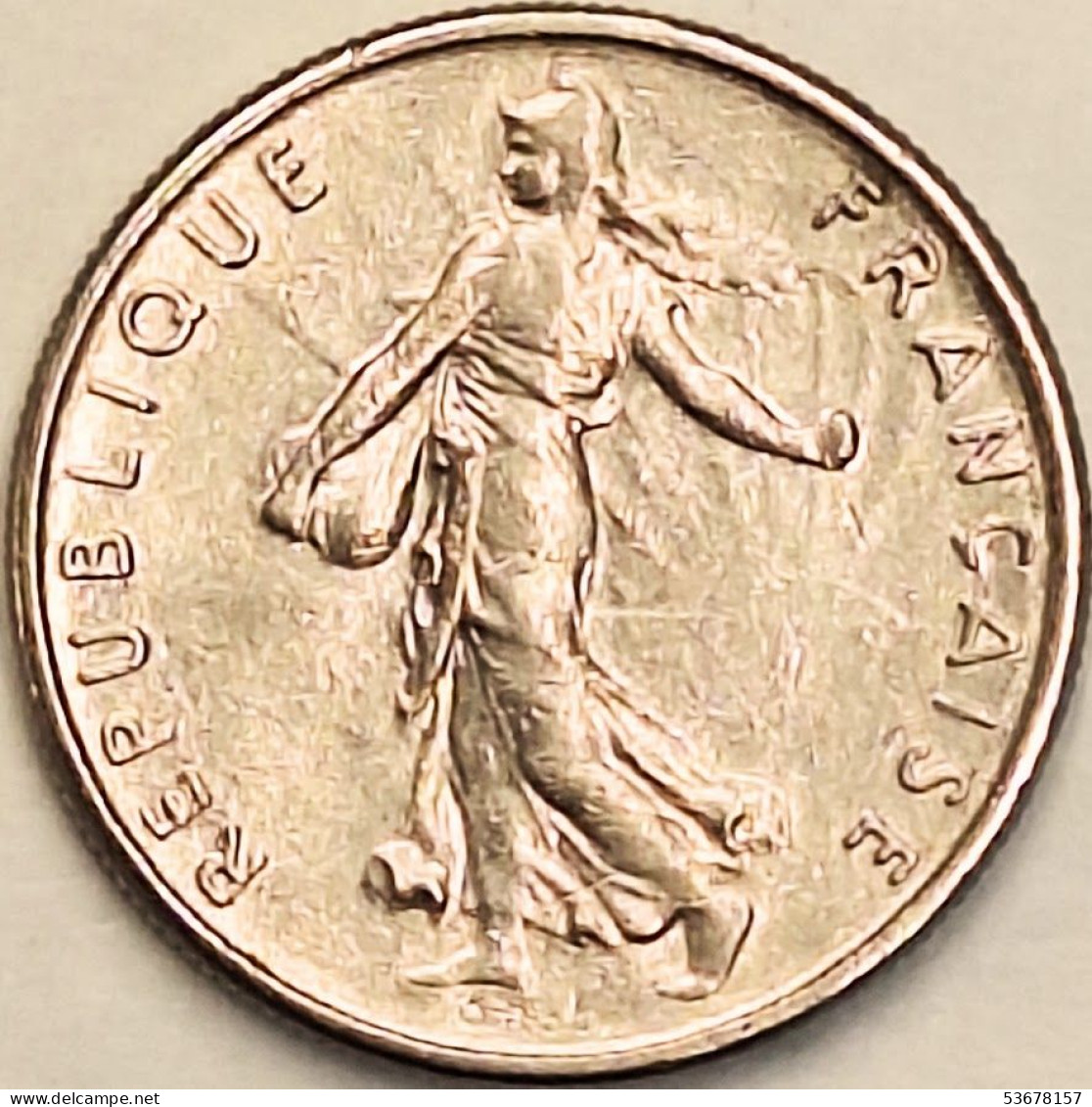 France - 1/2 Franc 1967, KM# 931.1 (#4286) - 1/2 Franc