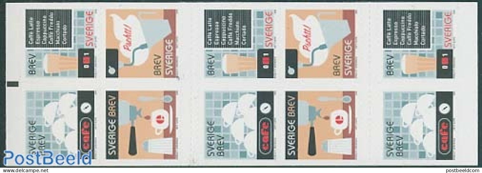 Sweden 2006 Coffee Culture Booklet, Mint NH, Health - Food & Drink - Stamp Booklets - Nuovi