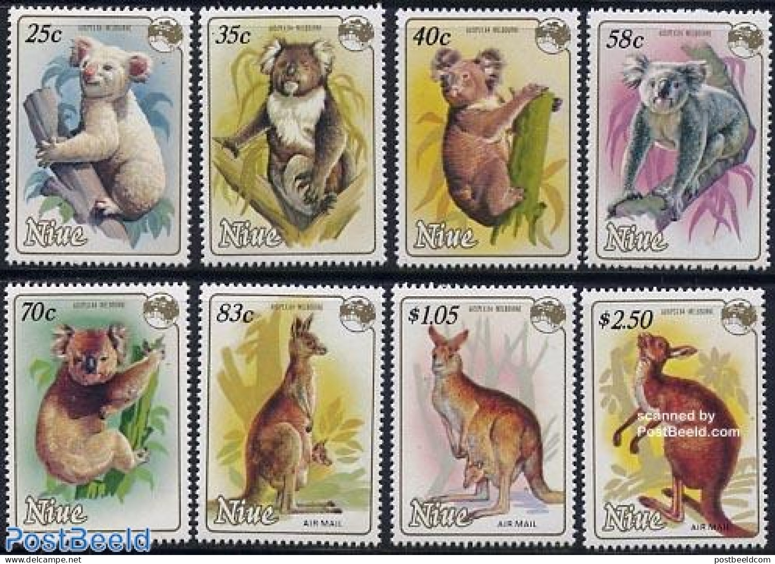Niue 1984 Ausipex 8v, Mint NH, Nature - Animals (others & Mixed) - Niue