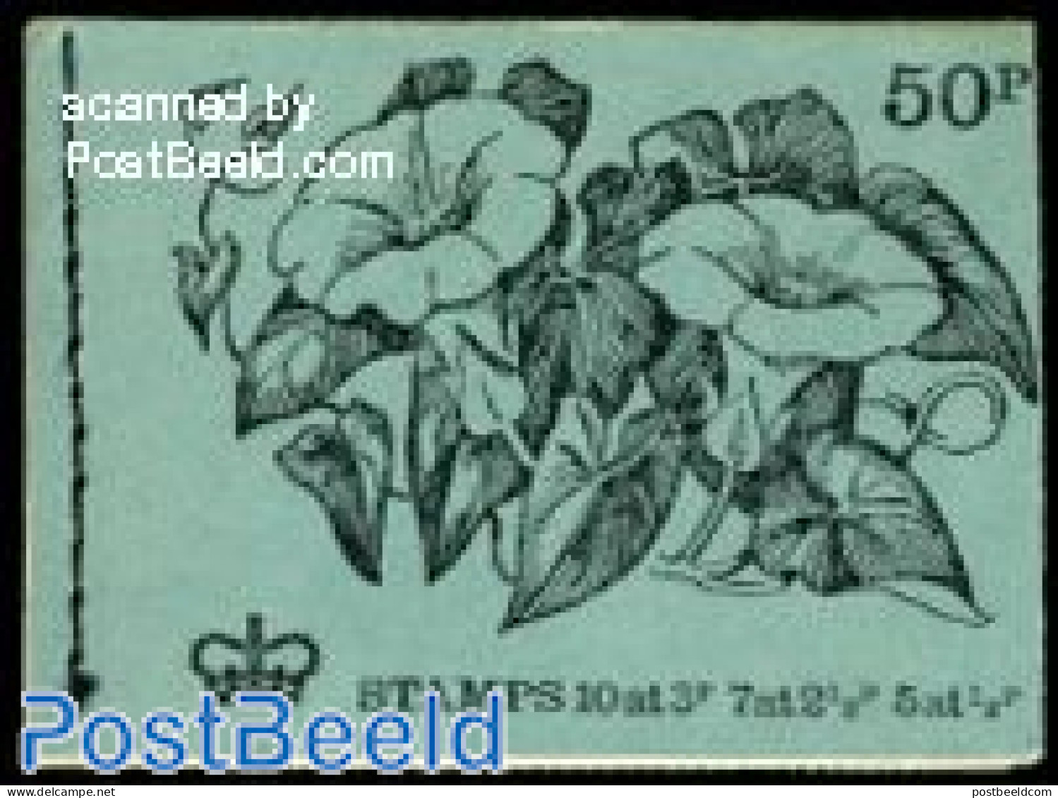 Great Britain 1971 Definitives Booklet (february 1971), Mint NH, Nature - Flowers & Plants - Stamp Booklets - Nuevos