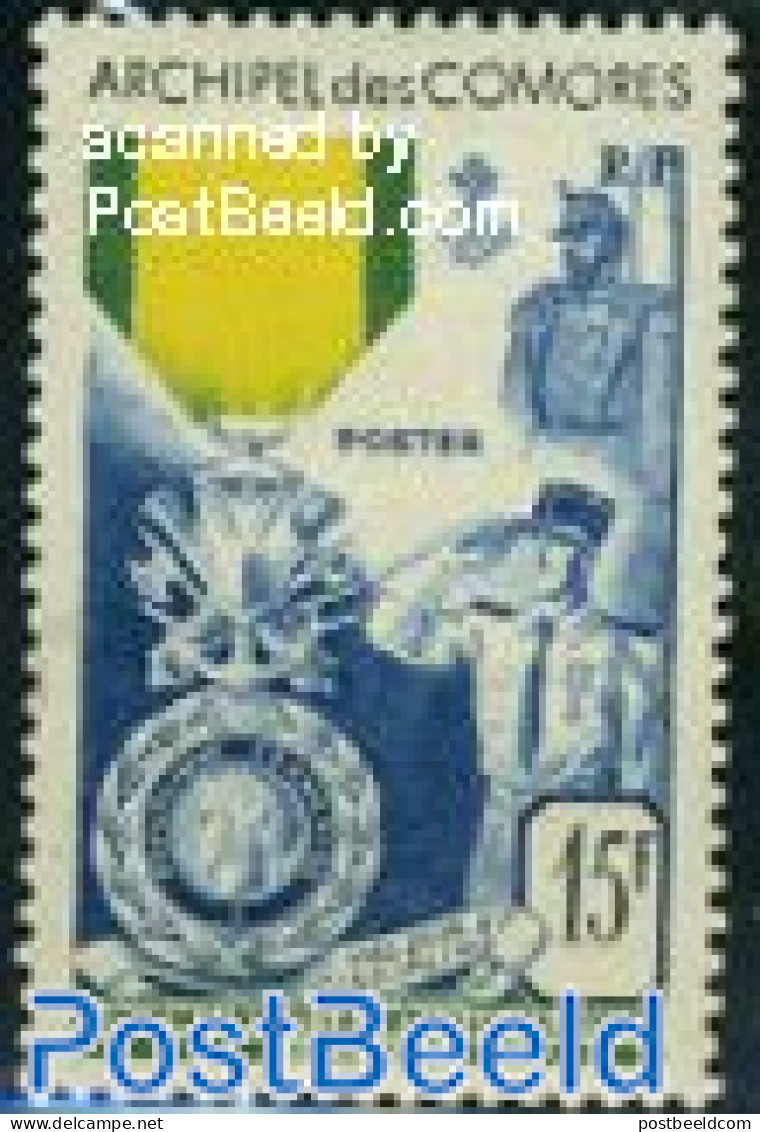 Comoros 1952 Military Medal 1v, Mint NH, History - Decorations - Militares