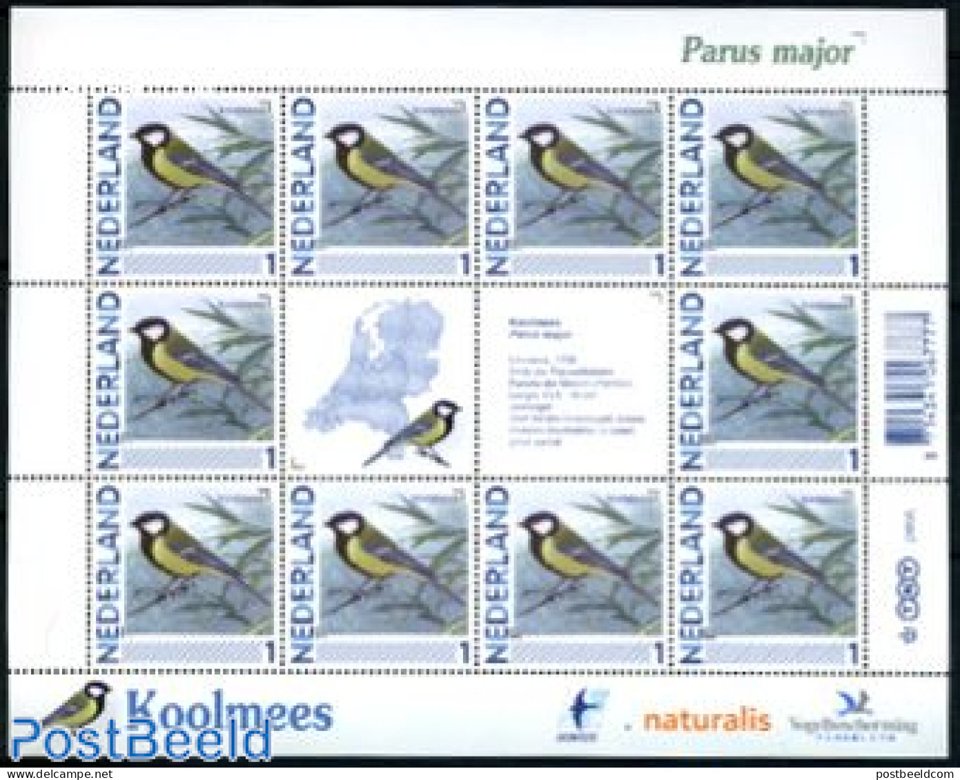 Netherlands 2011 Personal Stamp M/s, Bird, Mint NH, Nature - Birds - Unused Stamps