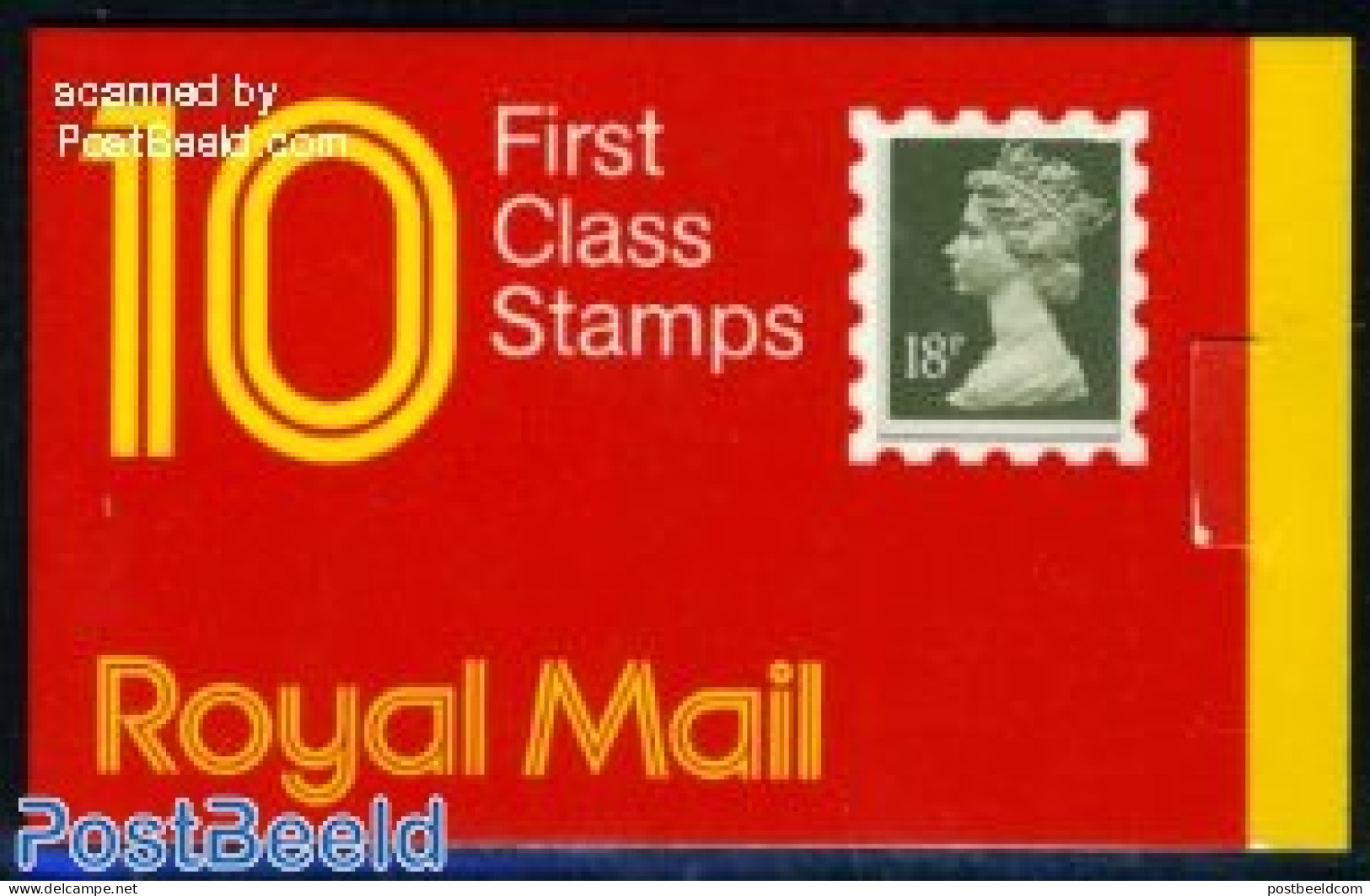 Great Britain 1987 10x18p Booklet With Window, Mint NH, Stamp Booklets - Unused Stamps