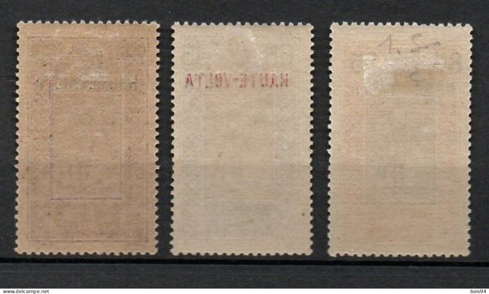 HAUTE-VOLTA 1922/25 .  N°s 21 , 22 , 23 . Neufs *(MH) . - Nuovi