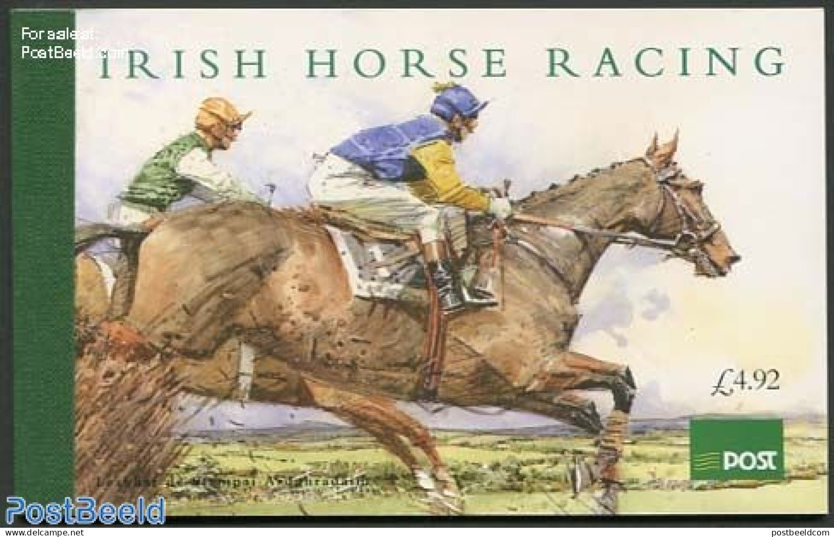 Ireland 1996 Irish Horse Racing Prestige Booklet, Mint NH, Nature - Sport - Horses - Sport (other And Mixed) - Stamp B.. - Neufs