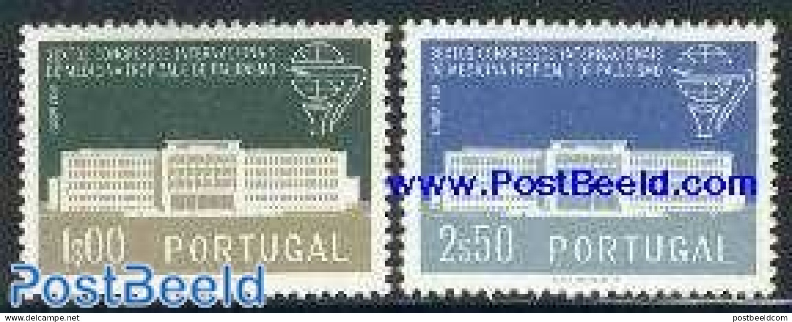 Portugal 1958 Tropical Medicine Congress 2v, Mint NH, Health - Health - Ongebruikt