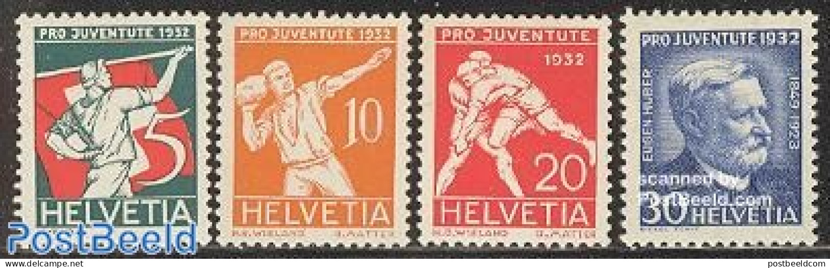 Switzerland 1932 Pro Juventute 4v, Mint NH, Sport - Various - Sport (other And Mixed) - Justice - Ungebraucht