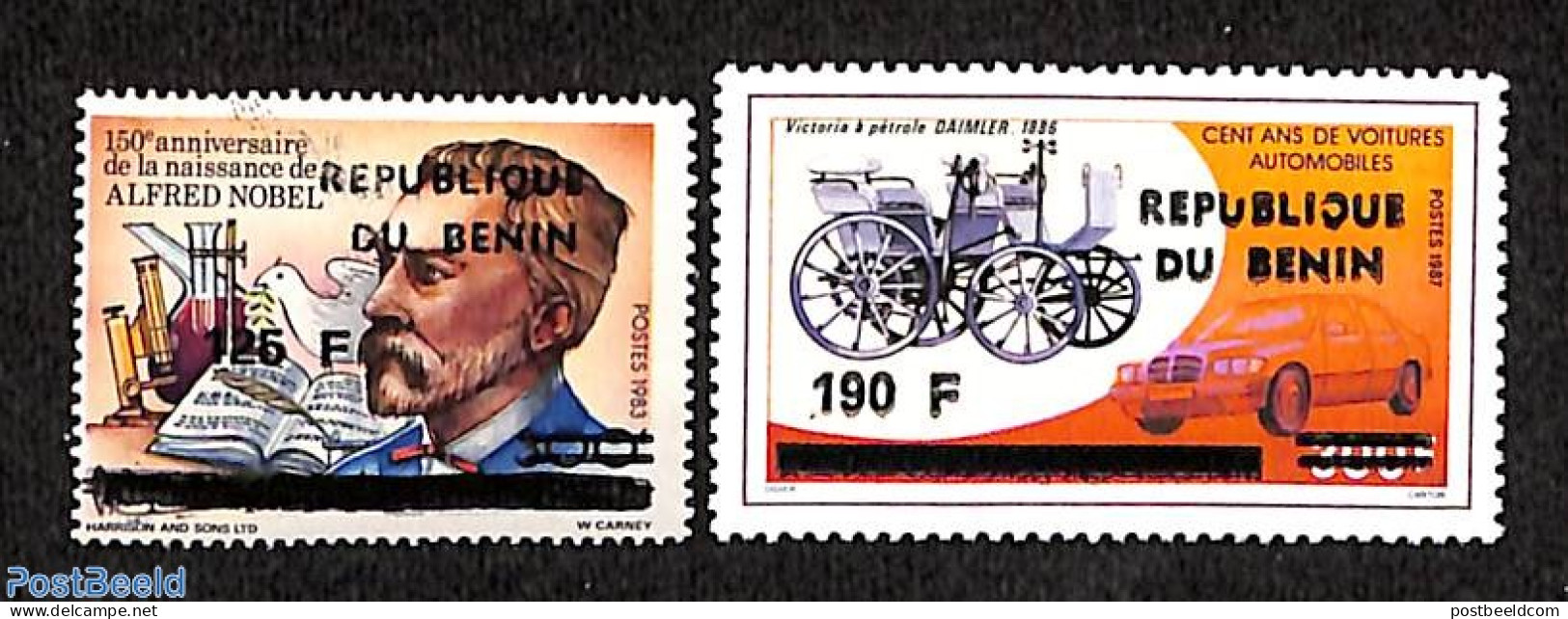 Benin 1990 Overprints 2v, Mint NH - Neufs