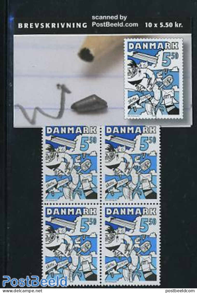 Denmark 2008 Europa, The Letter Booklet, Mint NH, History - Europa (cept) - Stamp Booklets - Nuevos