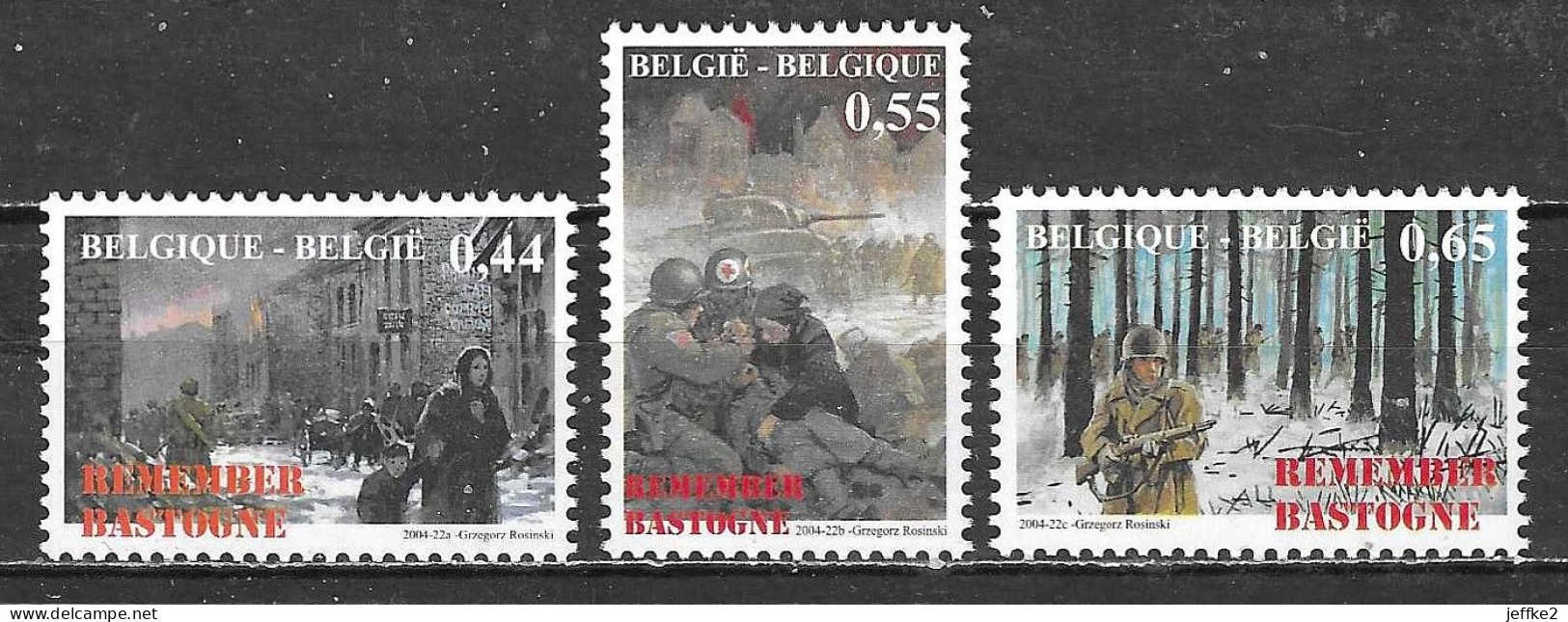3329/31**  Remember Bastogne - Série Complète - MNH** - LOOK!!!! - Nuevos