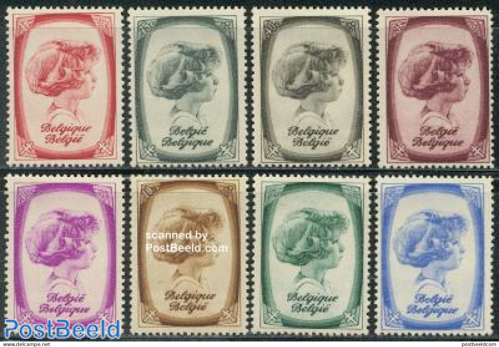 Belgium 1938 Anti Tuberculosis 8v, Mint NH, Health - History - Anti Tuberculosis - Kings & Queens (Royalty) - Neufs