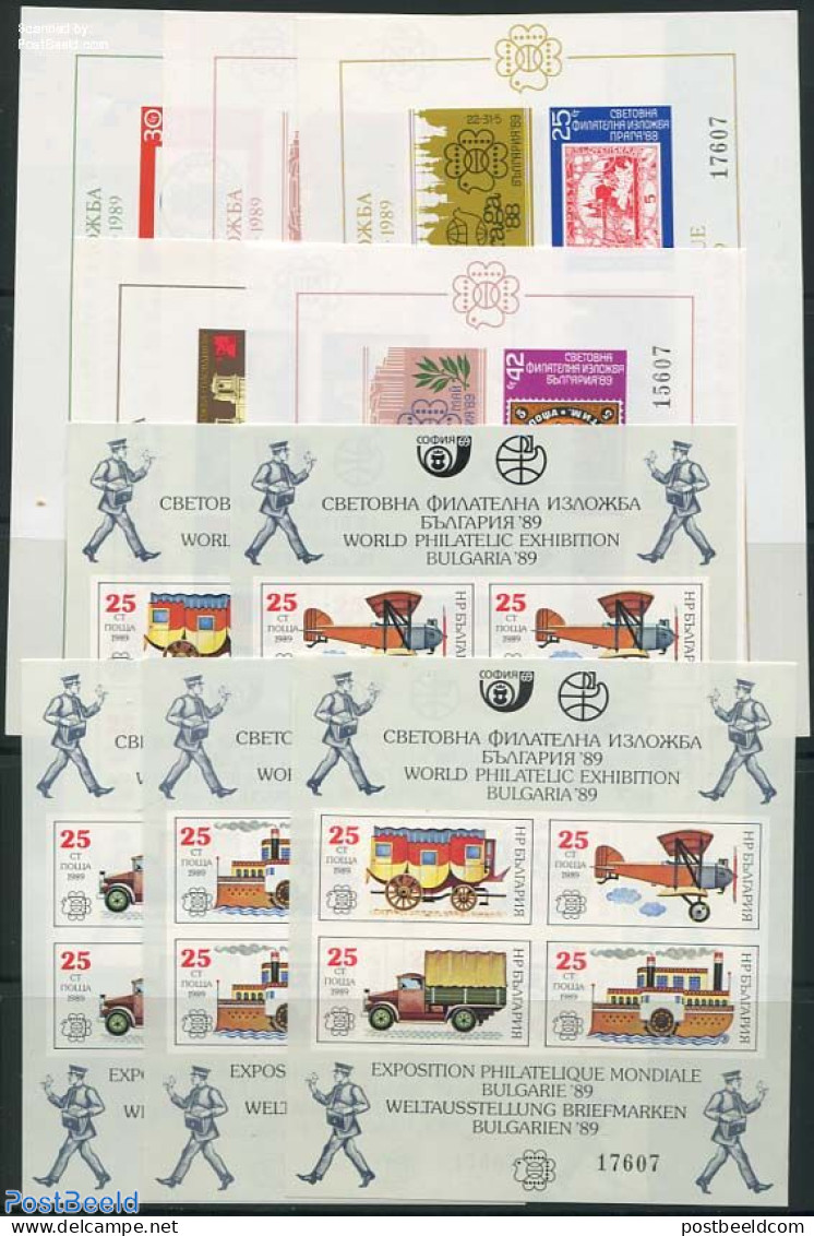 Bulgaria 1989 Bulgaria 89 10 S/s, Mint NH, Philately - Stamps On Stamps - Nuevos