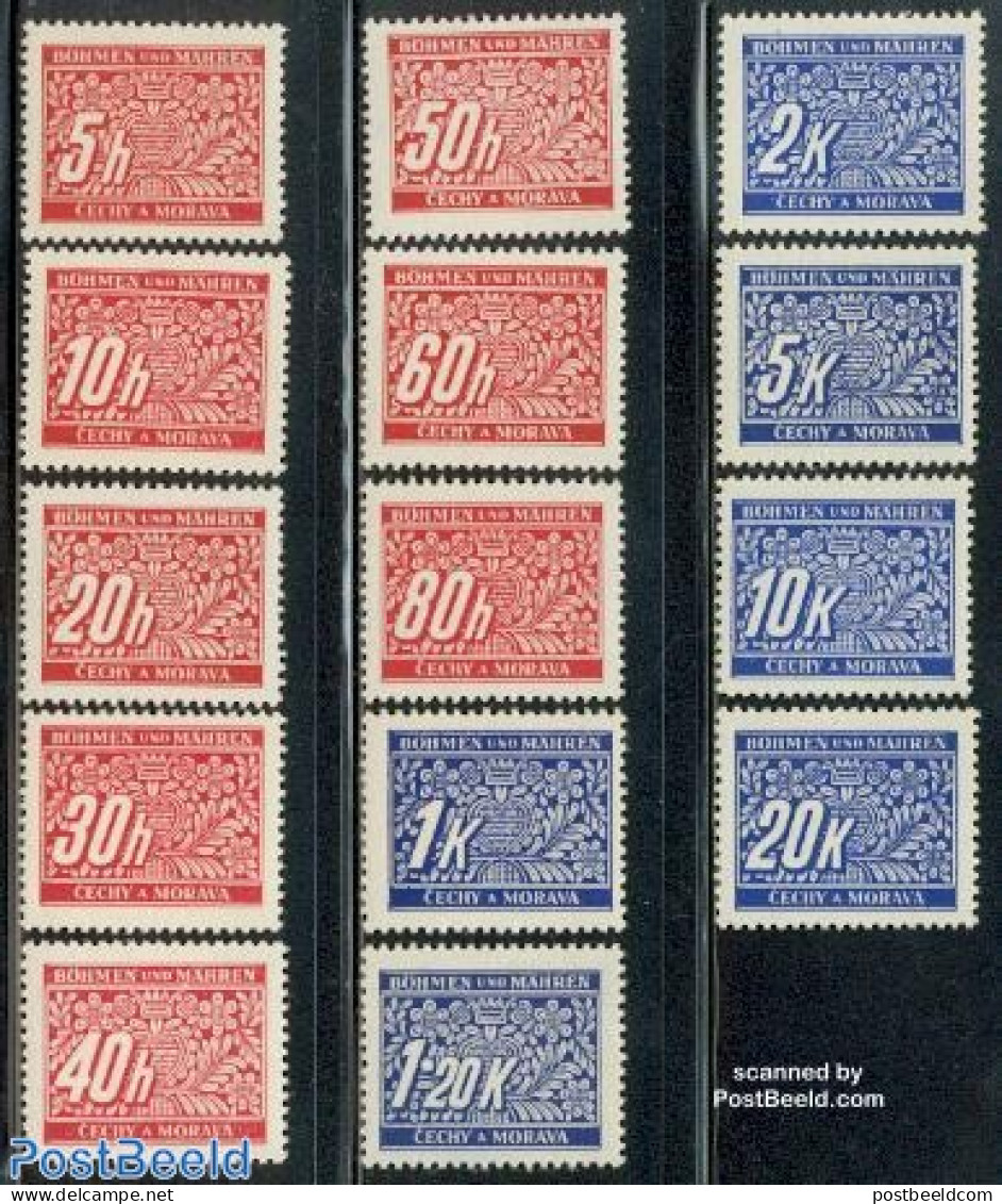 Bohemia & Moravia 1939 Postage Due 14v, Mint NH - Andere & Zonder Classificatie