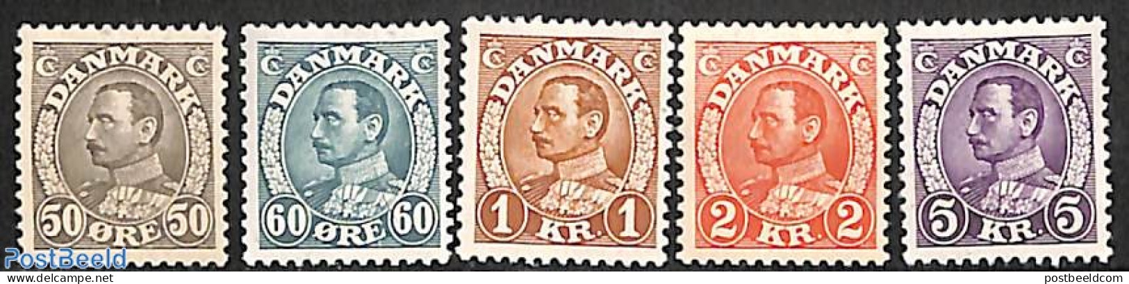 Denmark 1934 Definitives 5v, Mint NH - Neufs
