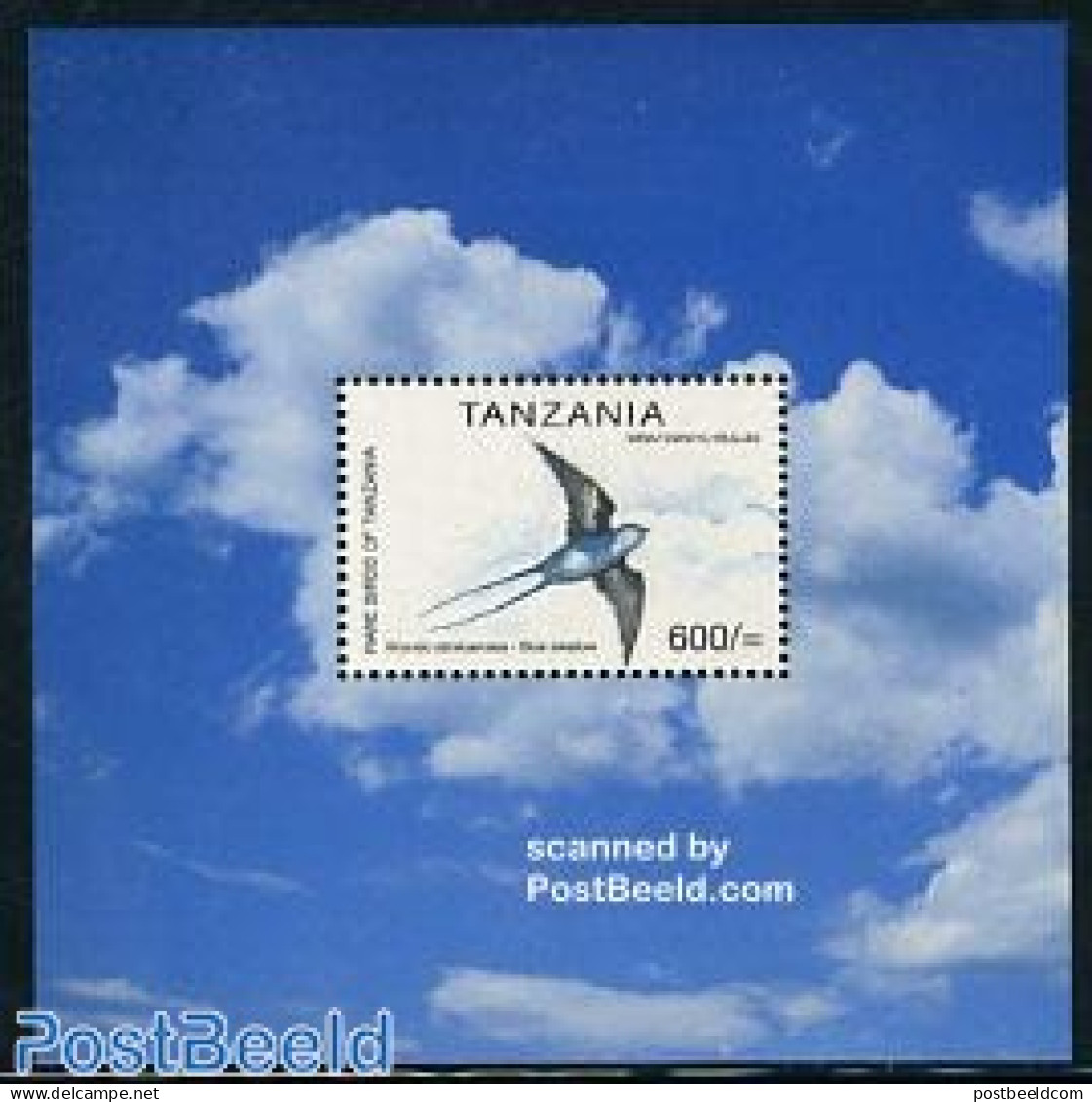 Tanzania 1999 Rare Birds S/s, Mbayuwaya, Mint NH, Nature - Birds - Tanzania (1964-...)