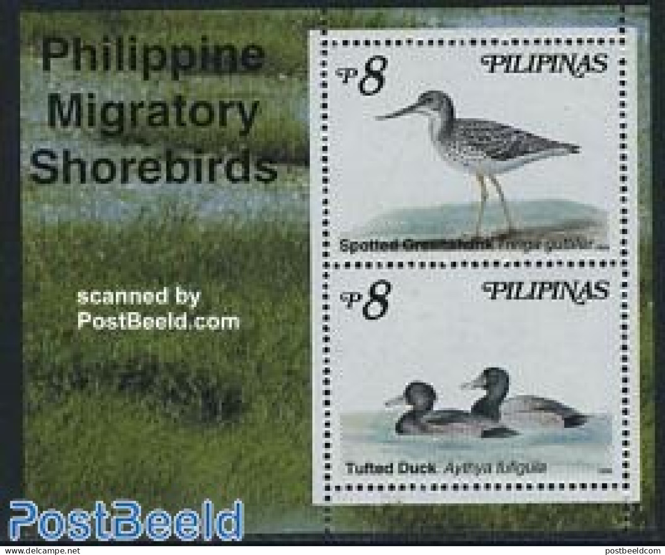 Philippines 1999 Migratory Birds S/s, Mint NH, Nature - Birds - Filippijnen