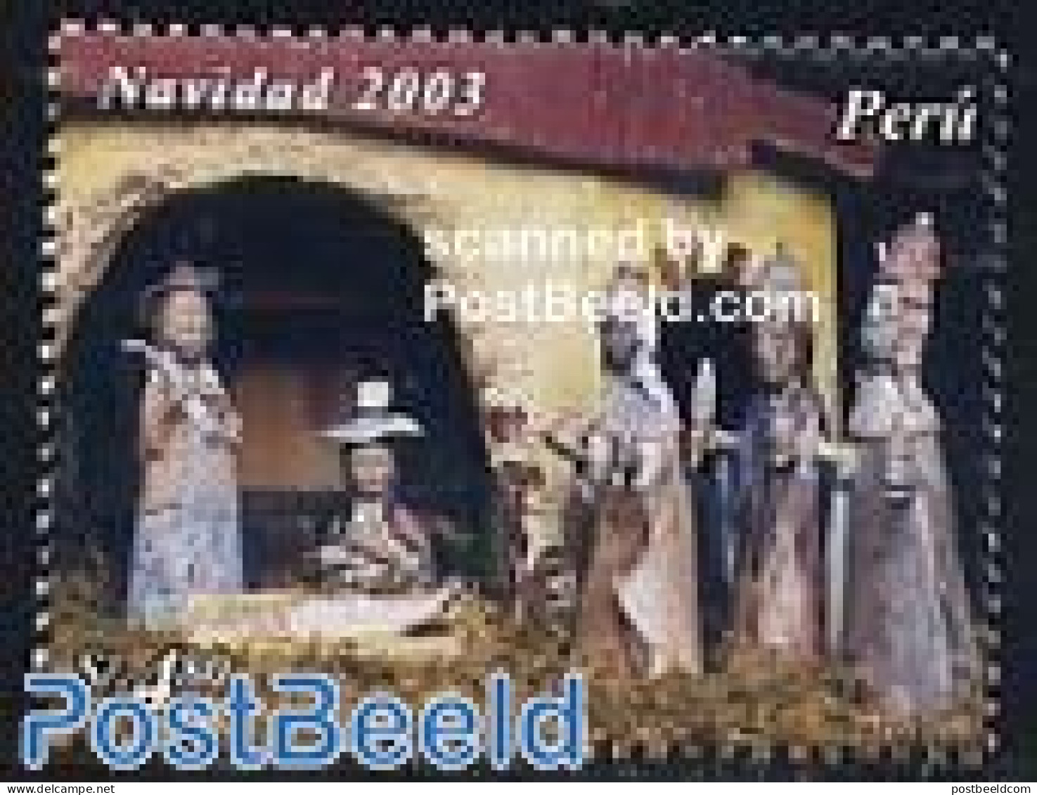 Peru 2003 Christmas 1v, Mint NH, Religion - Christmas - Christmas