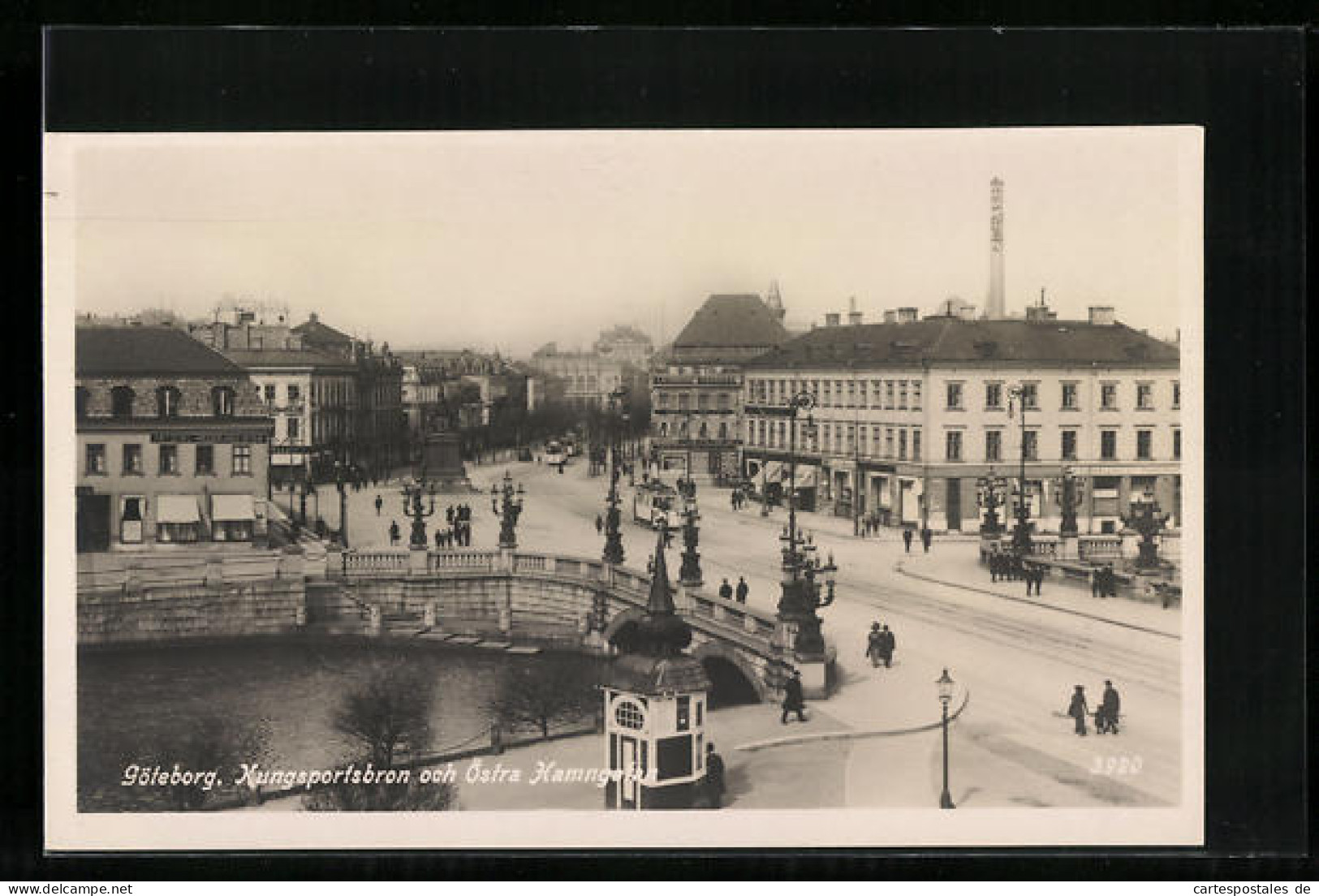 AK Göteborg, Kungsportsbron, Tramway  - Strassenbahnen