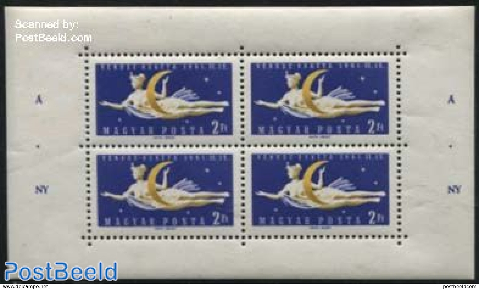 Hungary 1961 Venus Rocket S/s, Mint NH, Transport - Space Exploration - Unused Stamps