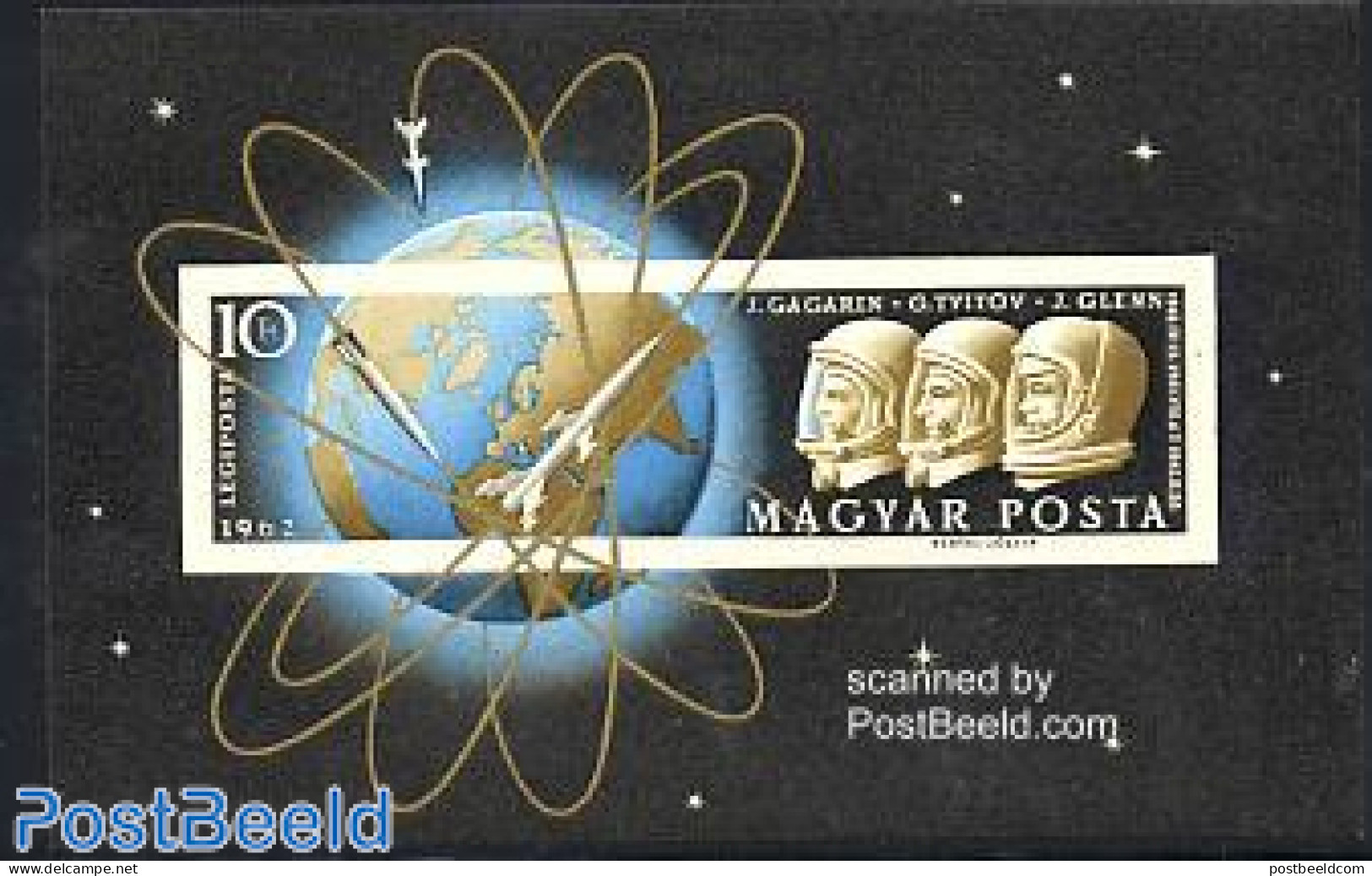 Hungary 1962 Space Flight S/s Imperforated, Mint NH, Transport - Space Exploration - Nuevos