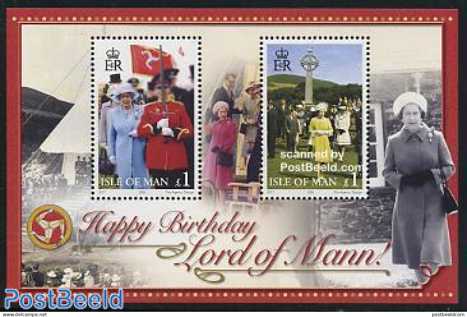 Isle Of Man 2006 Elizabeth II 80th Birthday S/s, Mint NH, History - Kings & Queens (Royalty) - Königshäuser, Adel