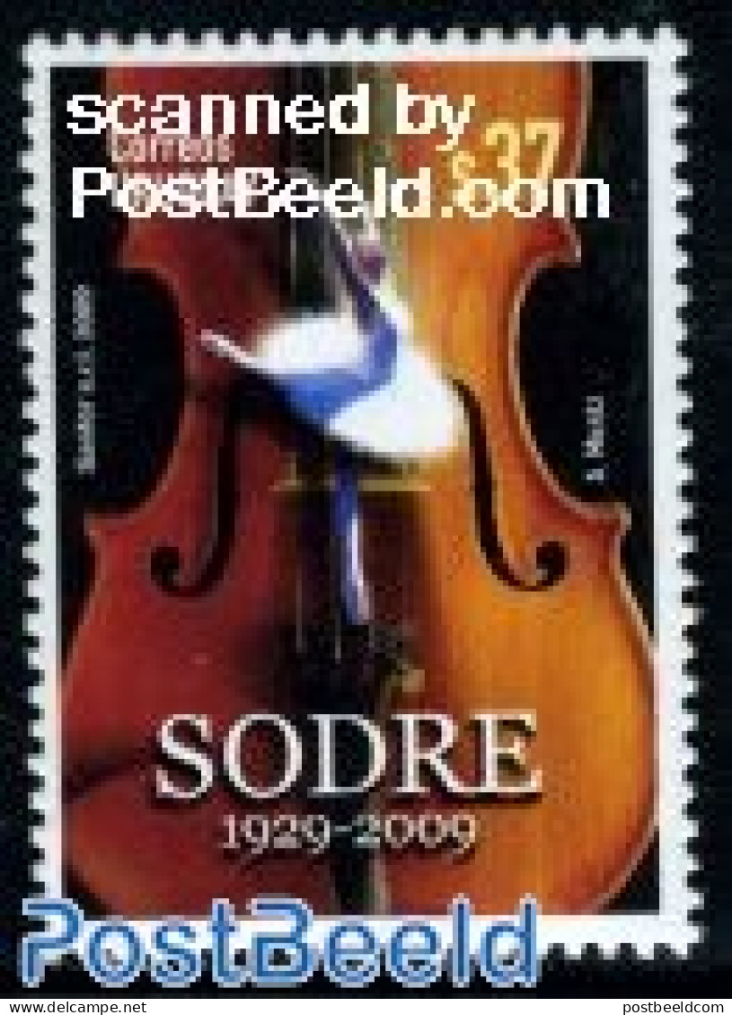 Uruguay 2009 Violin & Ballerina 1v, Mint NH, Performance Art - Dance & Ballet - Music - Dans