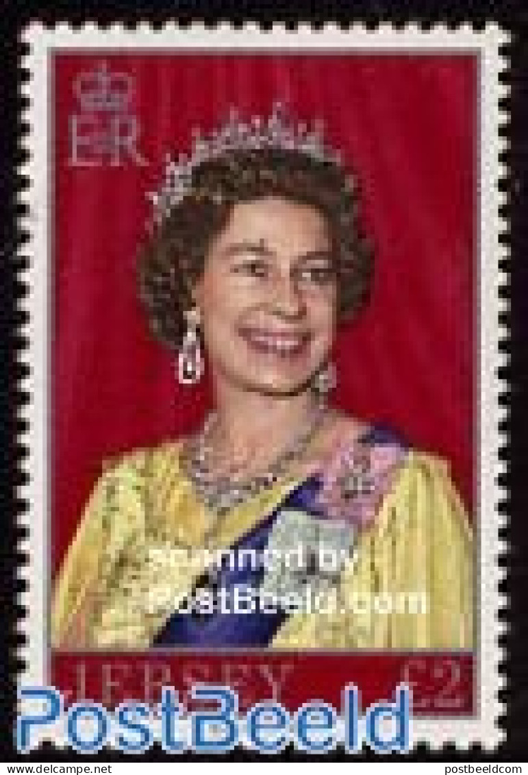 Jersey 1977 Definitive 1v, Mint NH, History - Kings & Queens (Royalty) - Königshäuser, Adel