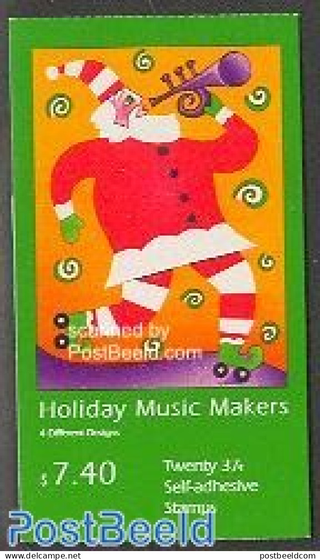 United States Of America 2003 Christmas Booklet, Mint NH, Performance Art - Religion - Music - Christmas - Stamp Bookl.. - Ongebruikt