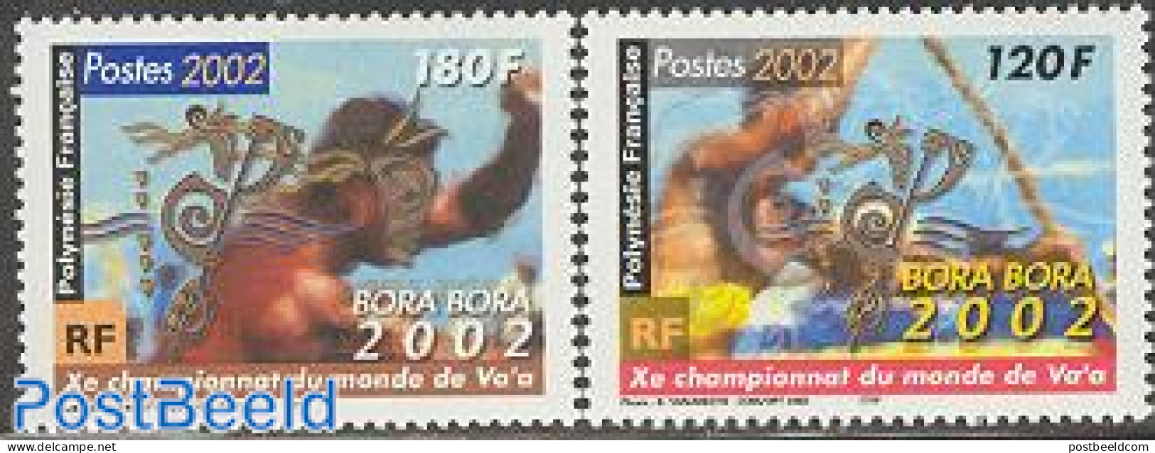 French Polynesia 2002 Bora Bora Championship 2v, Mint NH, Sport - Sport (other And Mixed) - Unused Stamps