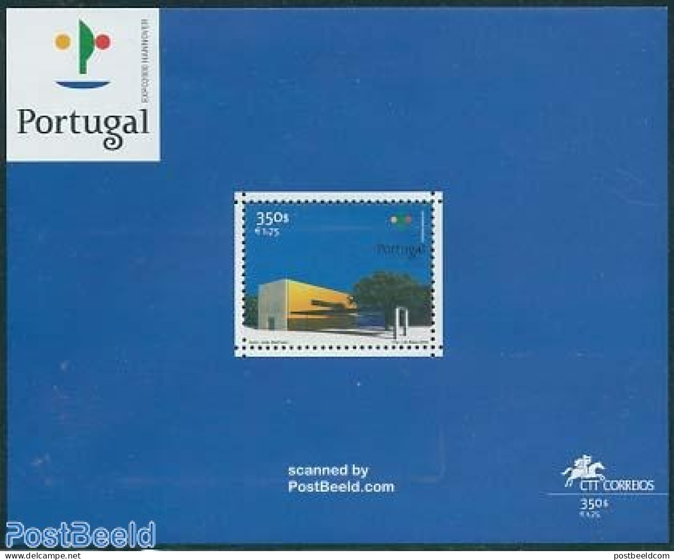 Portugal 2000 Expo Hannover S/s, Mint NH, Various - World Expositions - Art - Modern Architecture - Ungebraucht